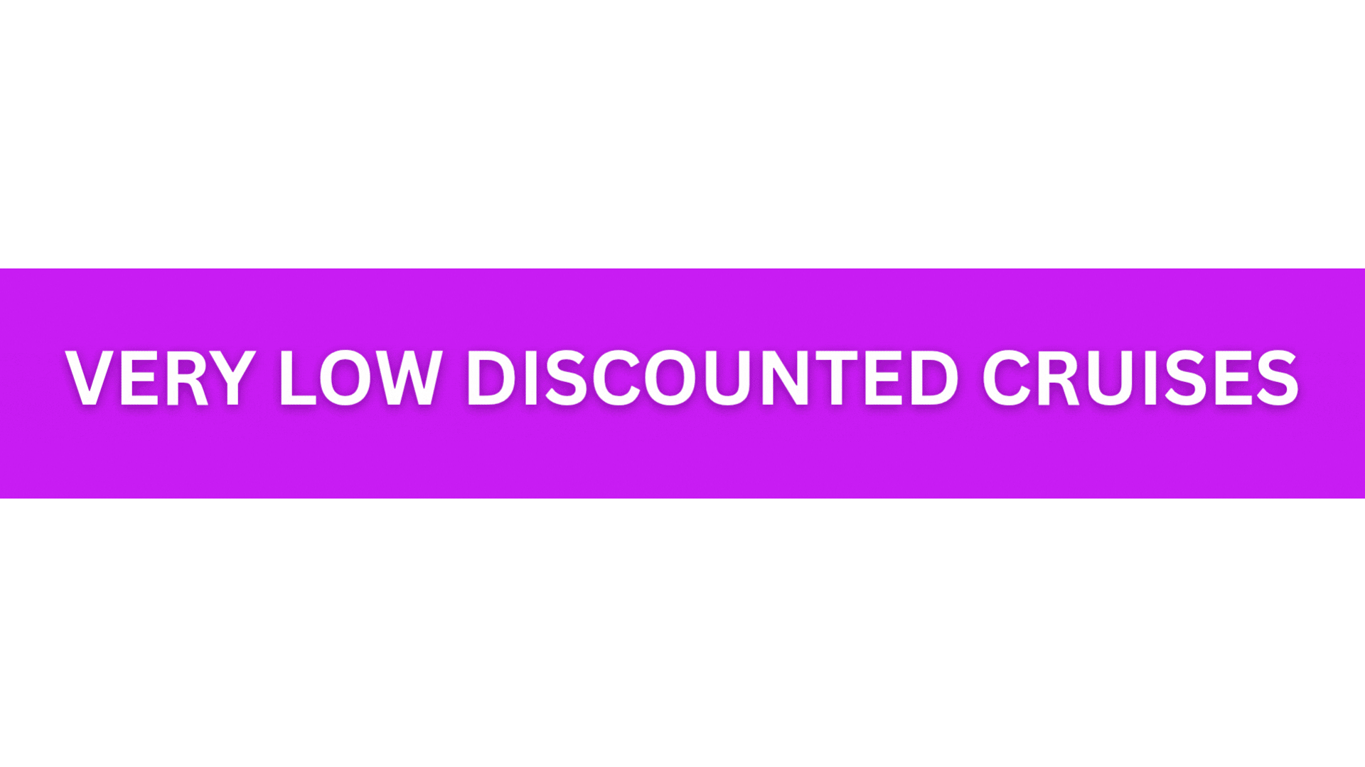 Cruise Deals Banner